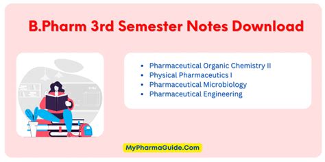 B. Pharma Third Semester Complete PDF Notes .